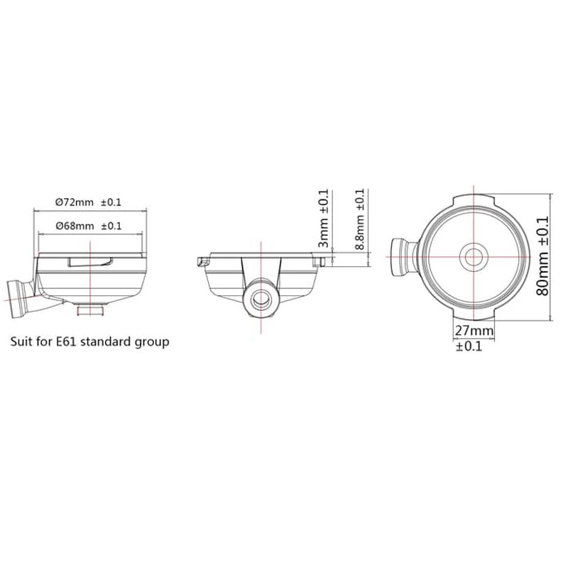 Naked Bottomless Portafilter untuk berbagai mesin terutama wingkin