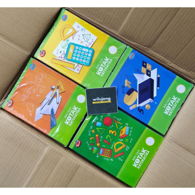 

Buku Tulis Strimin Matematika Sidu 38 Lembar (10 pcs / 1 pak) (1,1kg)