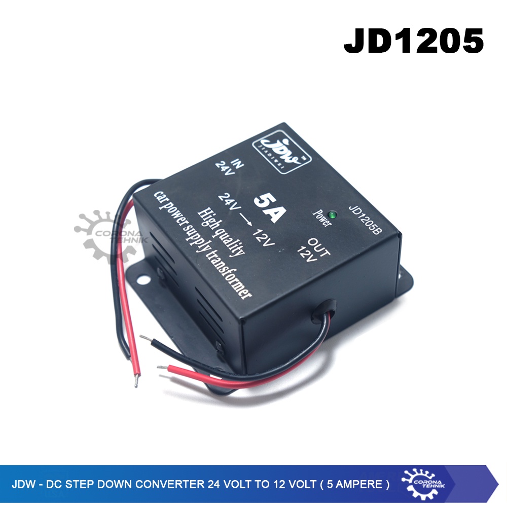 JD1205 - JDW - DC Step Down Converter 24 Volt To 12 Volt (5 Ampere)