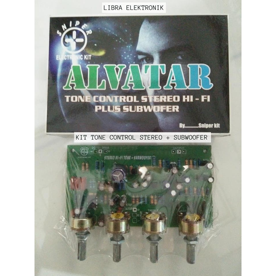 Kit Tone Control Stereo Plus Subwofer