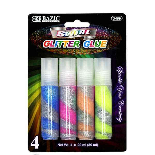 

Bazic swirl silver glitter glue 3469 20ml
