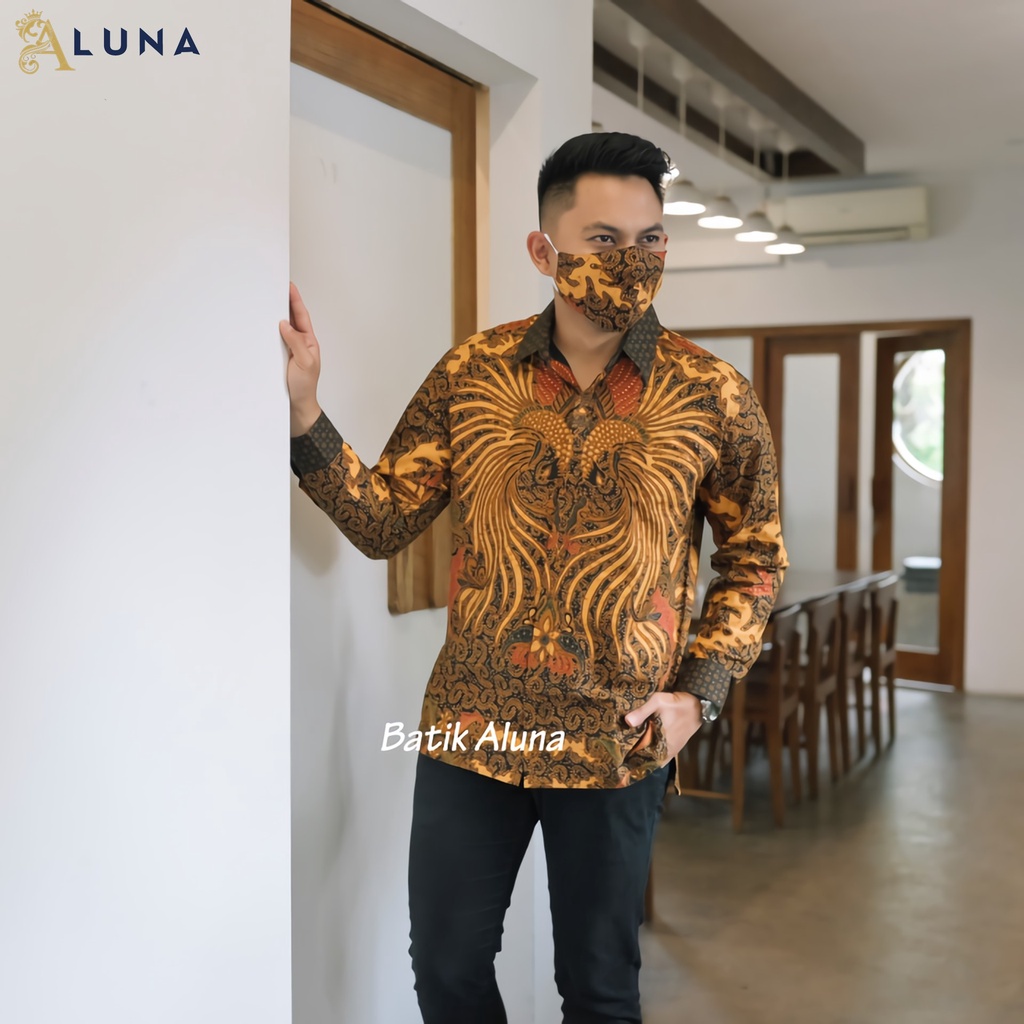 KEMEJA BATIK PRIA LENGAN PANJANG BATURADEN BATIK PRABU REGULER FIT SERAGAM KANTOR EXCLUSIF PREMIUM PCW 094