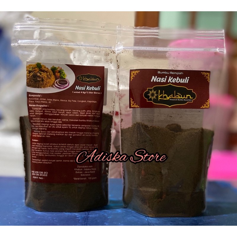 

Bumbu Kebuli Khabun 100gr Kemasan Standing Pouch