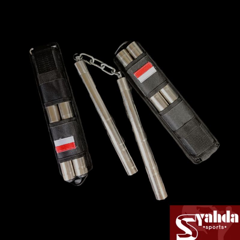 Double Stick Besi Silver / Double Stick Besi / Nunchaku Besi