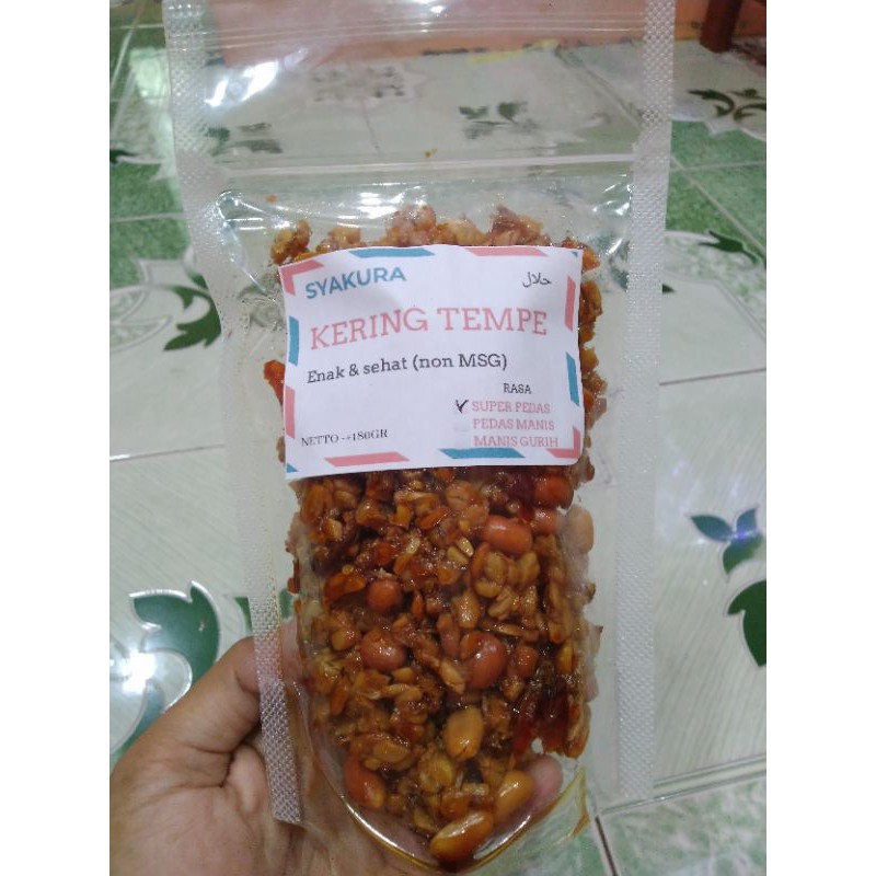 

KERING TEMPE KACANG KRIUK SUPER PEDAS non MSG