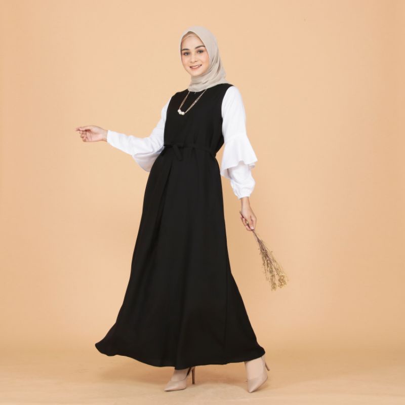 Restock  !! Shanum Dress (Gamis Katun Madina) (gamis polos)