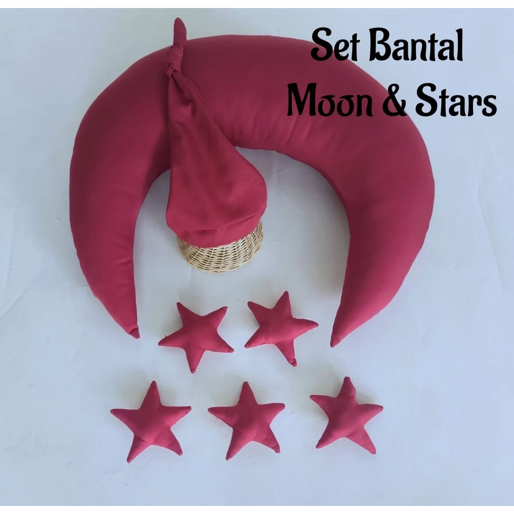 Set Bantal Moon And Star Anak Unik/Bantal Anak