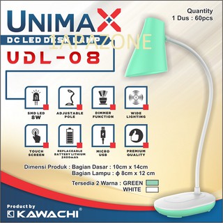 Lampu meja (Dc Led desk Lamp) UDL-08 Unimax