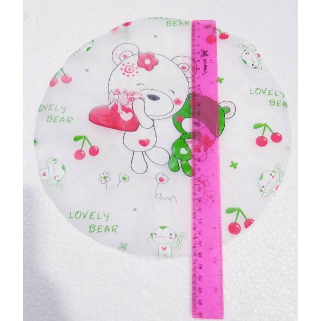 grosir  Shower cap karakter besar 12 PCS topi mandi