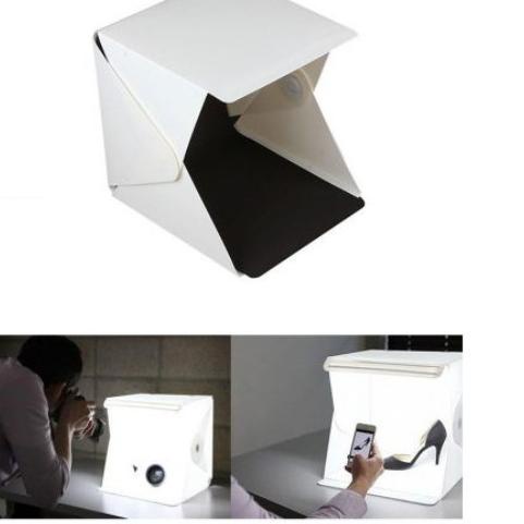➻ [] Studio Mini Untuk Foto PRODUK Online / Mini Photo Studio Portable Magic Box with LED ✥