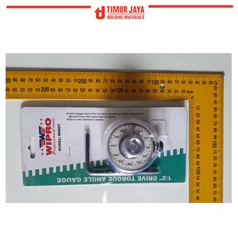 Wipro W8607 ANGLE GAUGE Meter Kunci Sock Torsi Meter Torque 1/2 Inch