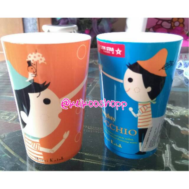 Gelas Minum karakter pinokio 300 ml