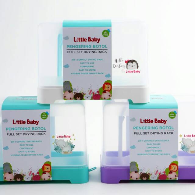 Pengering botol Compact Full set drying rack little baby | Shopee Indonesia