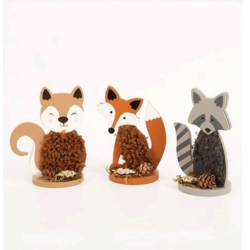 Decoration - Aesthetic Wooden Animals - Pajangan Dekorasi Ruang Anak