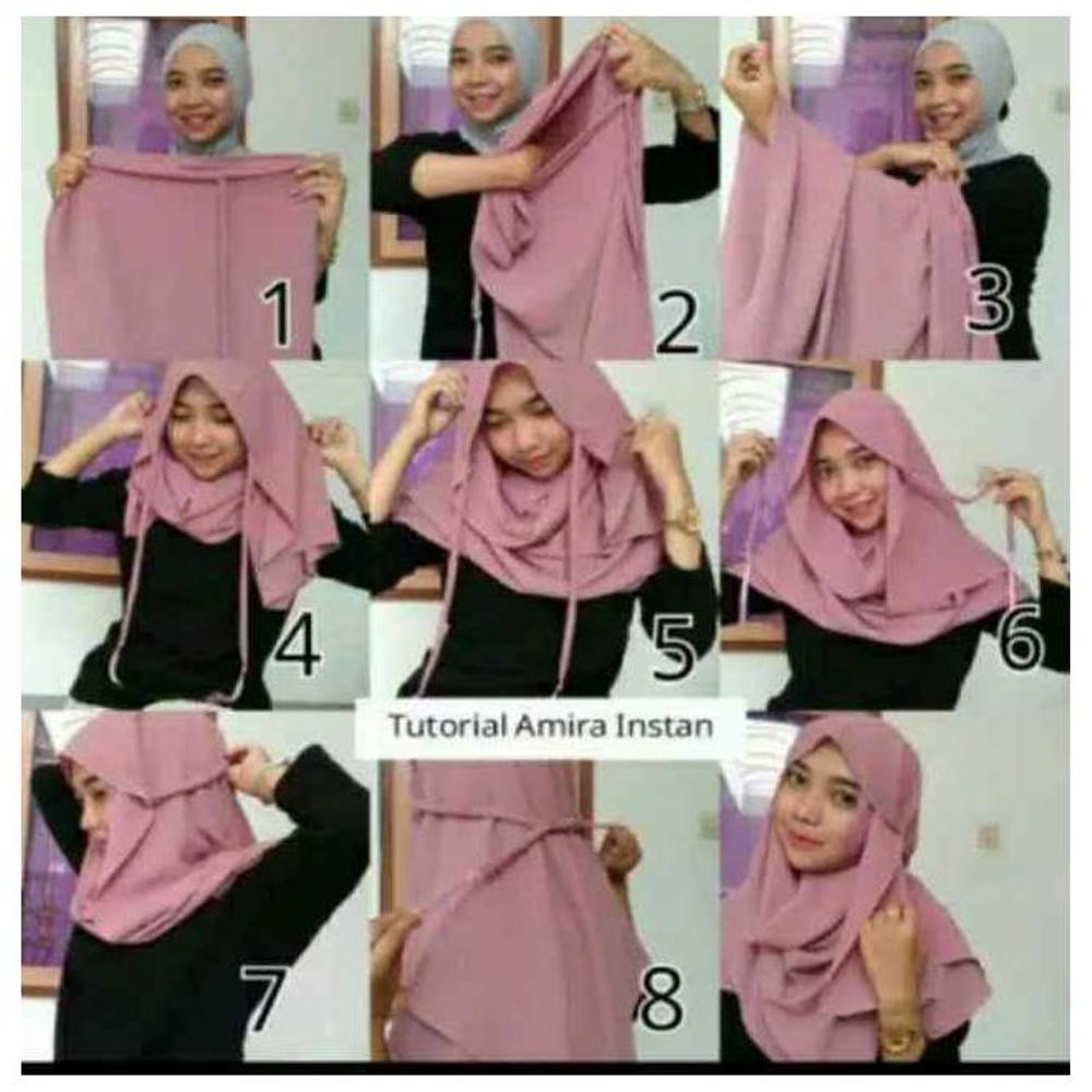 Amira Instant ✅ Hijab Jilbab Almira Kerudung Instan