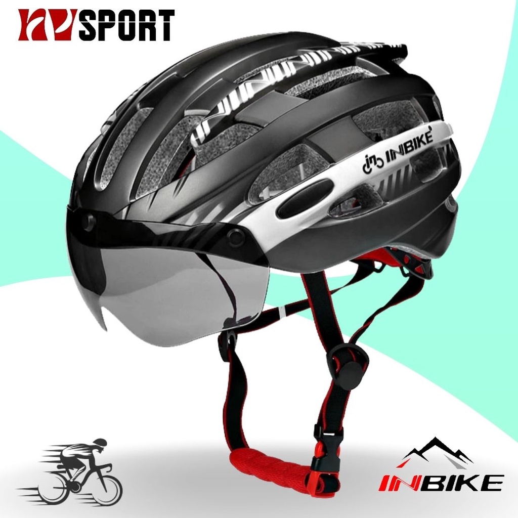SP25D NVsport Inbike Helm Gowes Sepeda Mtb Gunung Lipat Balap Dewasa Roadbike Polygon Ultralight Win