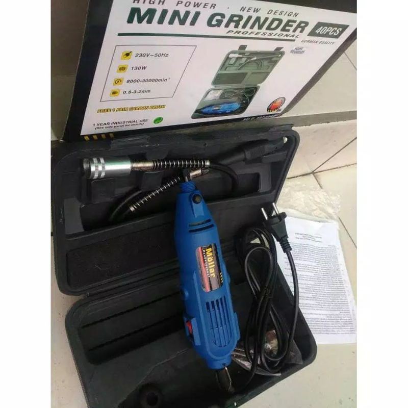 Mollar Mini Gerinder Set 40 Pcs / Mini BOR