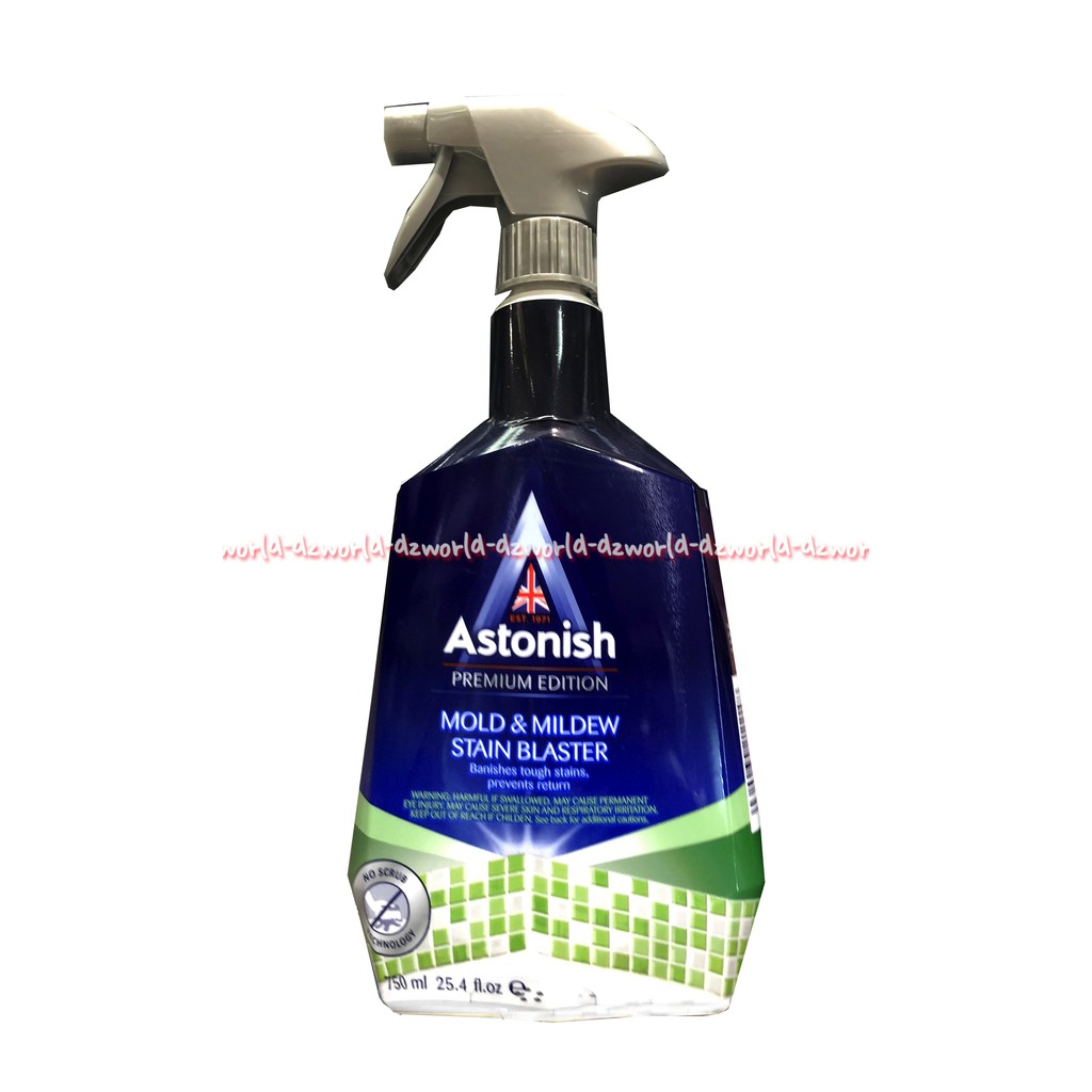 Astonish Mold &amp; Mildew Stain Blaster 750ml Cairan Pembersih Jamur Lumut dan Kerak Dinding Kamar Mandi Toilet Wc Astonis Mold Mild Dew