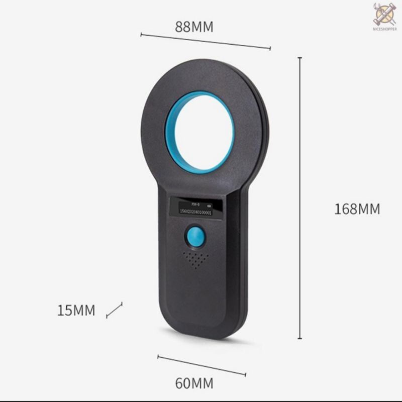 alat scanner atau pembaca chif di hewan arwana ikan kucing krlinci anjing burung sapi