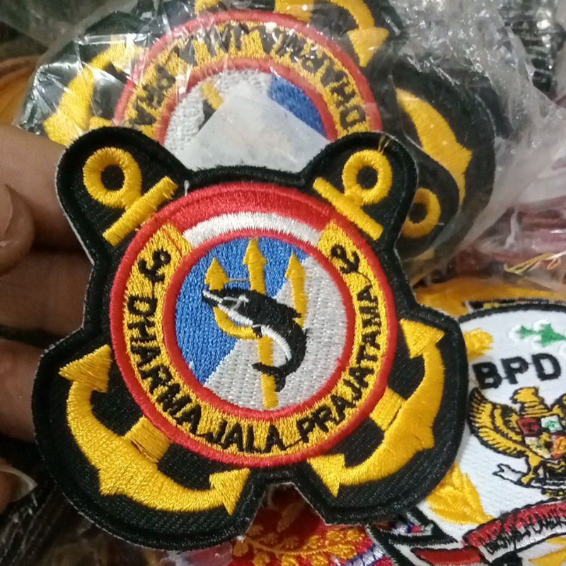 logo coast guard logo bordir coast guard