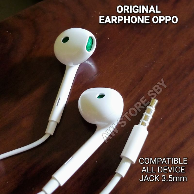 EARPHONE OPPO ORI A31 A5 A9 A15S A33 A53 A92 RENO 2 2F RENO 4 4F 5F A15S A16 A54 Headset oppo R19