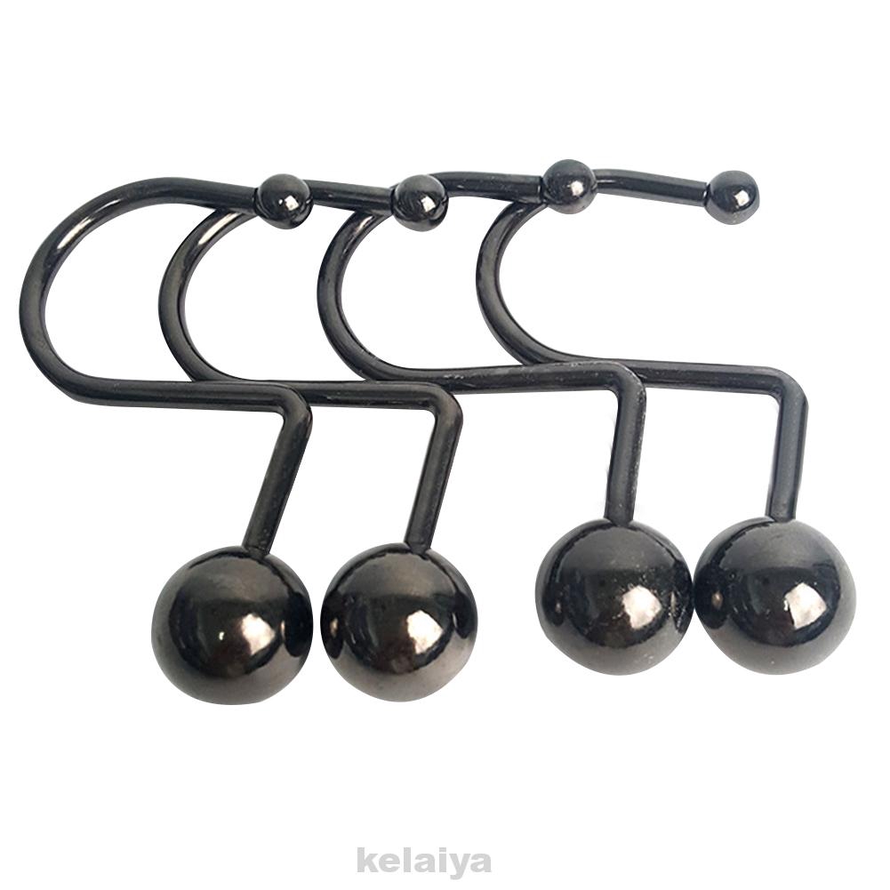 12 Pcs Heavy Duty S Shaped Shower Curtain Hook Shopee Indonesia