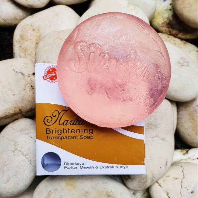 Sabun Wajah Brightening Transparan Soap  Narita BPOM Sizuka Kireiskin