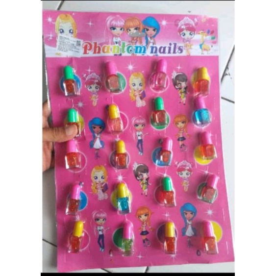 Grosir kutek Lembaran 20pcs/Kutek Mainan Anak/Kutek Grosir