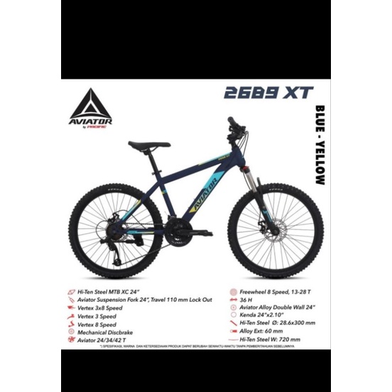 Sepeda MTB Aviator 2689 XT 24 inch