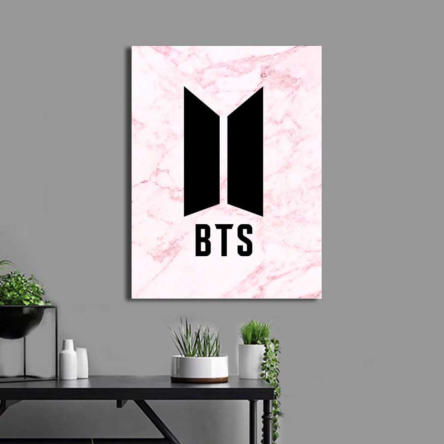 BTS K POP HIASAN DINDING POSTER KAYU  WALLDECOR PAJANGAN 