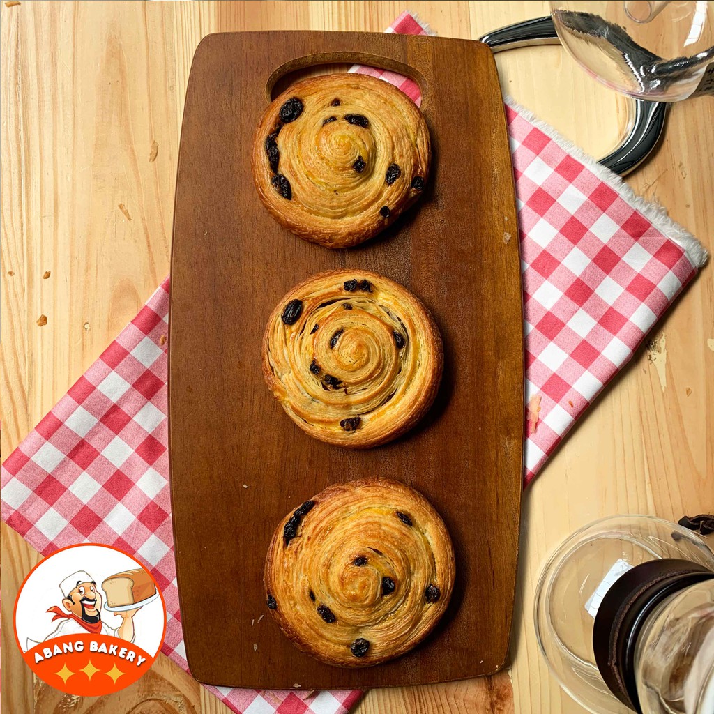 

Supplier Cafe| Danish Raisin PREMIUM Roti Croissant Kismis 50gr