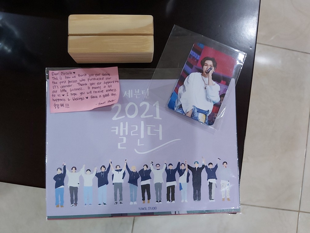 Seventeen Merch 2021 Calendar