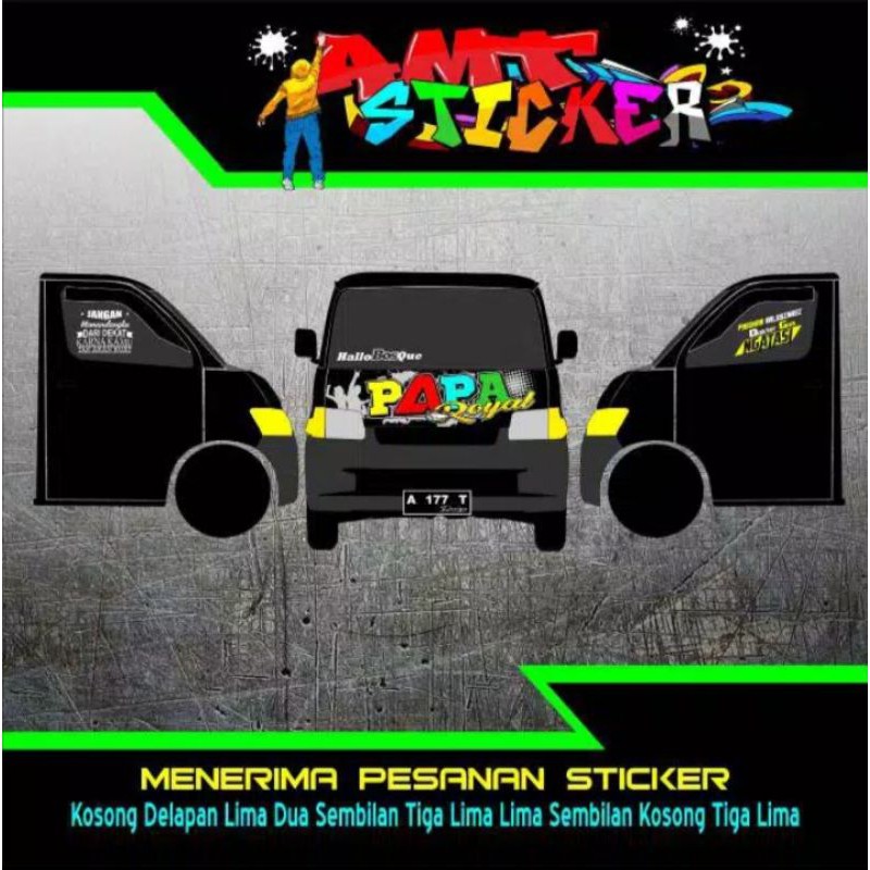 

[Terlaris] Stiker Cutting Mobil Grandmax Stiker Mobil Stiker Cutting Mobil