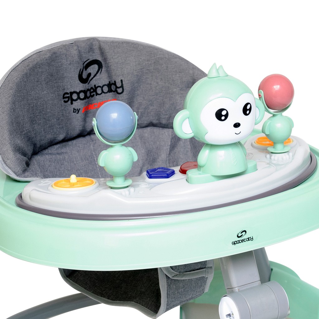 Baby Walker Wolker Roda Dorongan Bayi Belajar Jalan Anak Apolo Kereta Bayi Belajar Jalan - Spacebaby