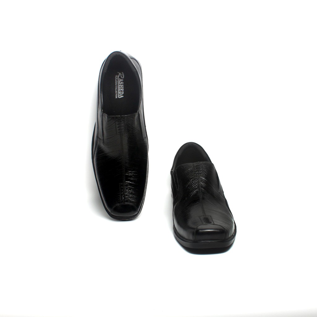 Sepatu Pantofel Formal Pria Kulit Asli Rasheda K 10 SlipOn