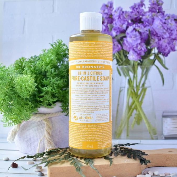 

Dr. Bronner's Pure - Castile Liquid Soap Citrus - 473 Ml