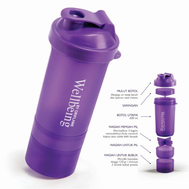 Wellbeing Smart Shaker Bottle