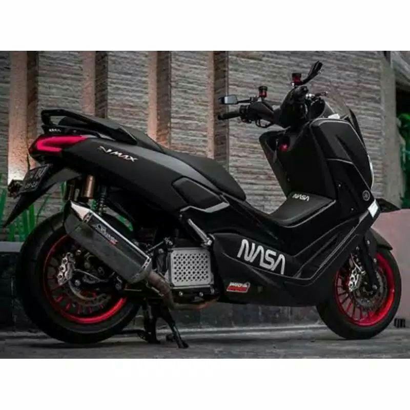 nasa sticker helm motor matic cutting sticker custom