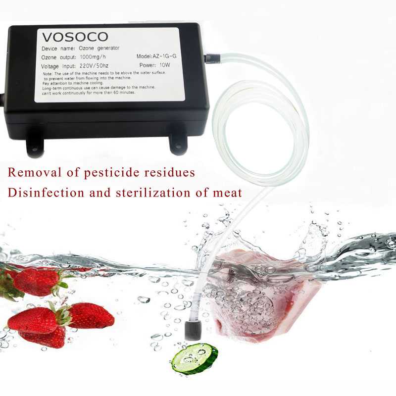 (100% BARANG ORI) VOSOCO Ozone Generator Water Air Purifier Sterilizer 1000mg - AZ-1G-G