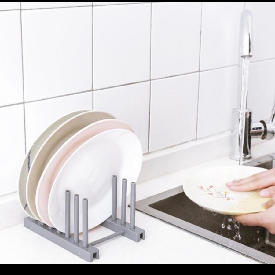 Sekat pengering cucian gelas rak piring mini dish drainer dryer dapur kitchen