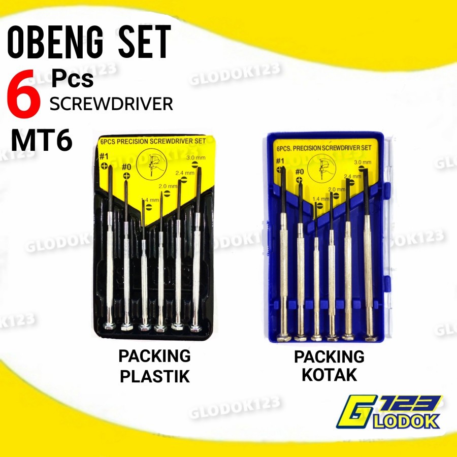 Obeng Jam 6 Pcs Obeng Set