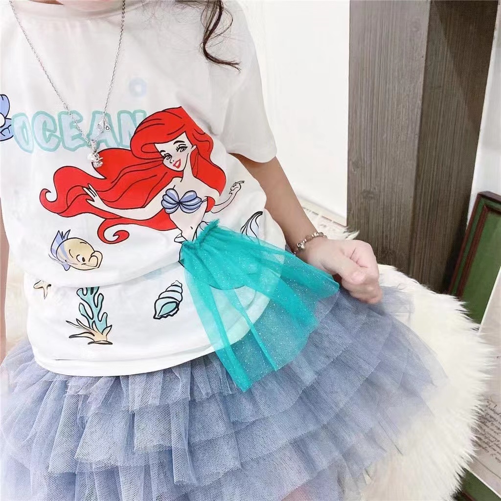 Rok Tutu anak import 1-7th pendek Tile 3 Susun Premium Lembut Pakaian Anak