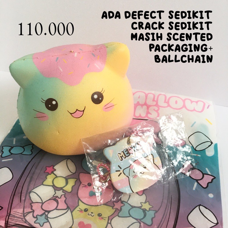 SQUISHY LICENSED MURAH MARSHMALLOW KITTEN PUNIMARU