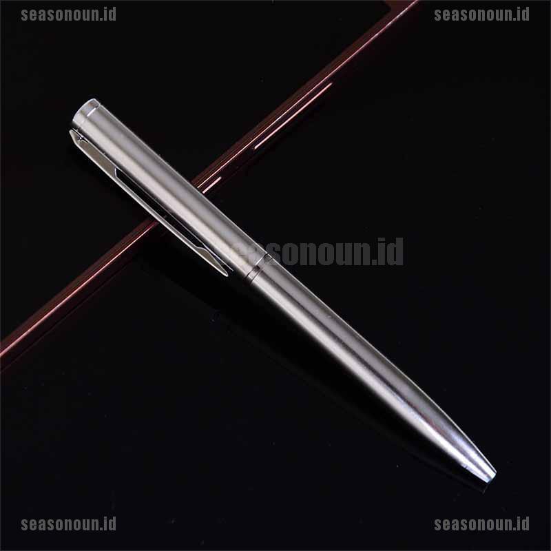 (sea) 1pc Bolpen mini Bahan metal Ukuran Saku