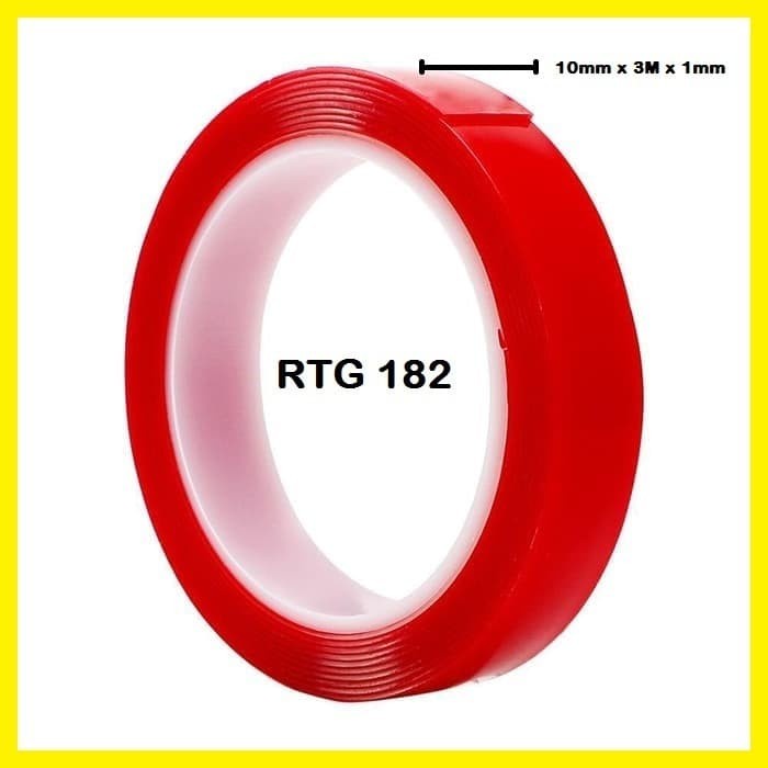 

Hemat Non Marking Waterproof Transparent Tape Double Side Lakban Lem 10Mm Berkualitas