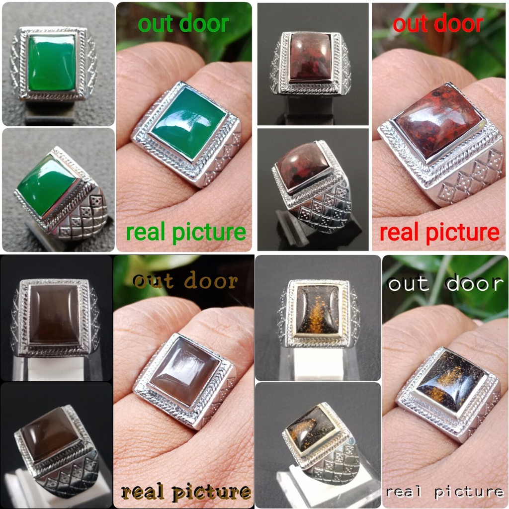 CINCIN BATU ZAMRUD, LOLODA, BADAR BESI, KATILAYU, MG, SUNGAI DAREH, DLL MODEL RING KOTAK