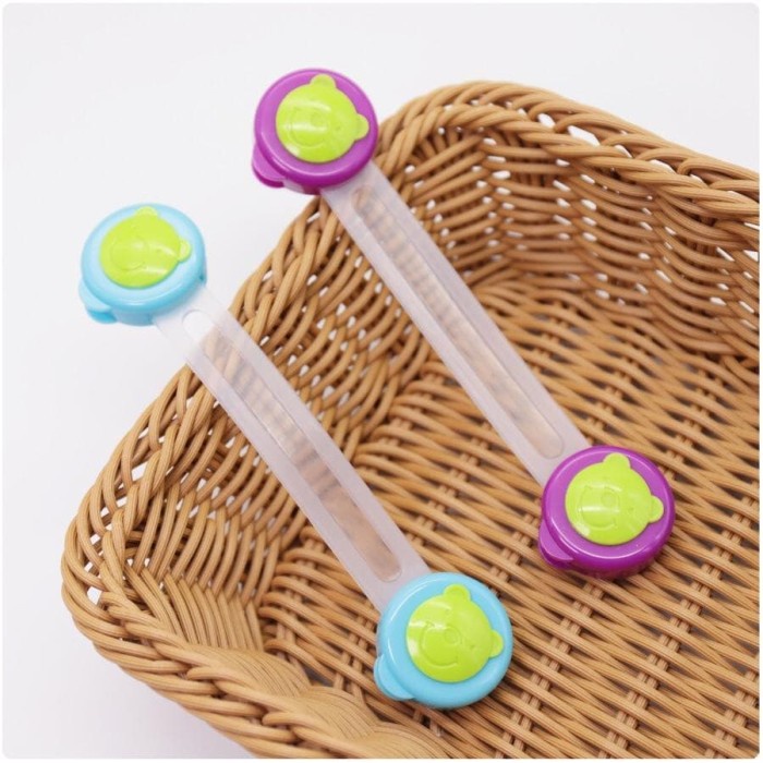 Pengaman Pelindung Pintu Lemari Laci Kulkas Bayi Baby Safety Lock Band