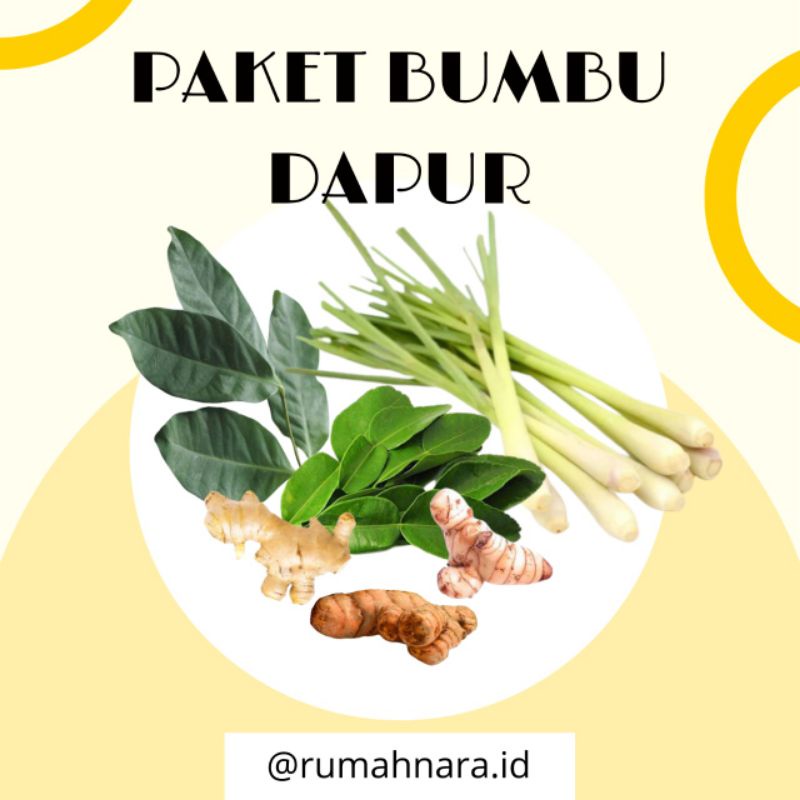 

PAKET BUMBU DAPUR - SEREH LENGKUAS KUNYIT JAHE DAUN JERUK DAUN SALAM