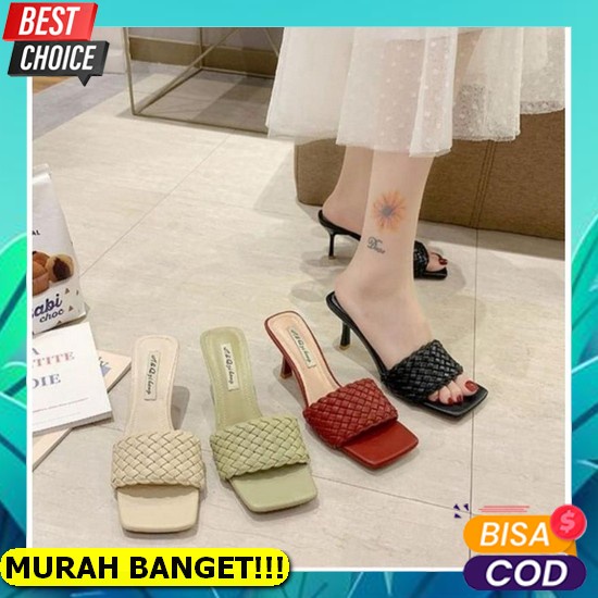 Hils Wanita Hills Hells Haihils Haihil Sepatu Hak Pesta Import Terbaru Flatshoes Kondangan Mewah Kek