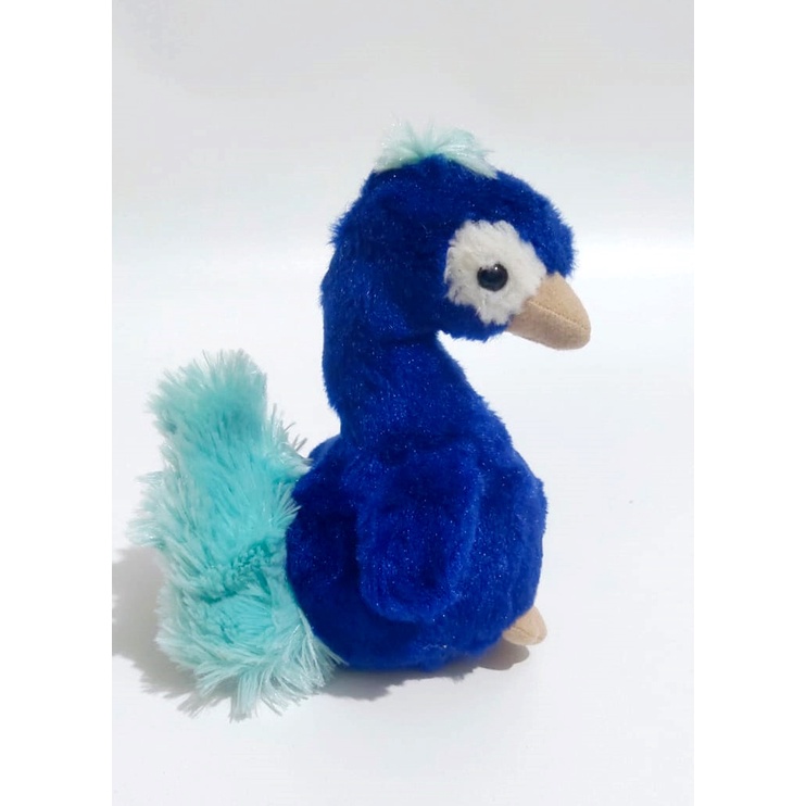 Boneka Burung Merak Peacocks River Safari Singapore Plush Doll